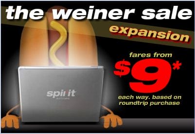 spirit weiner sale ad