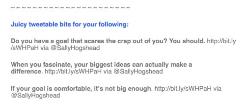 Tweets In A Blog Post Tweetable Bits In A Blog Post