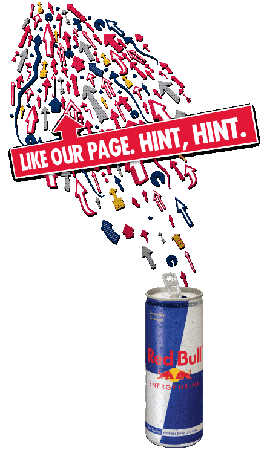 Red Bull Facebook Call to Action