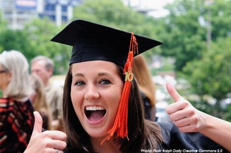 graduate thumbs up