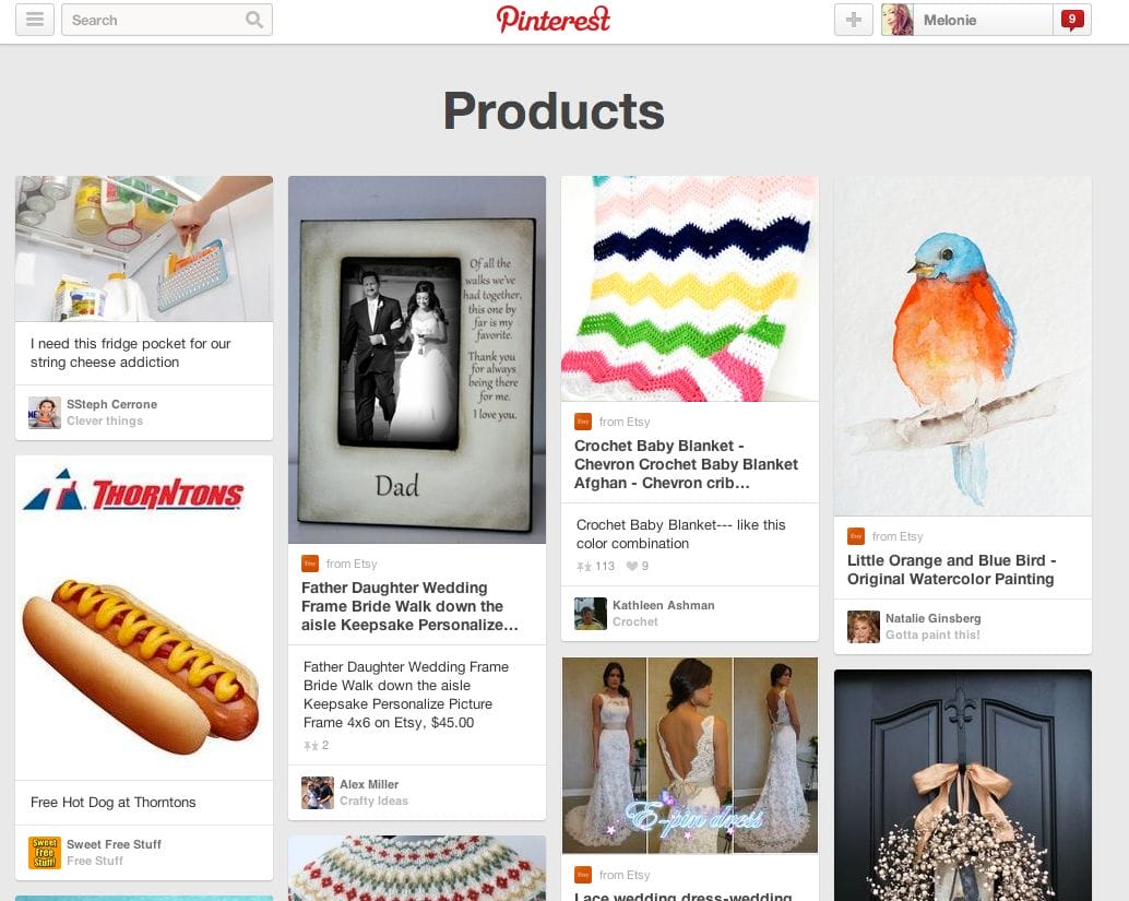 pinterest products