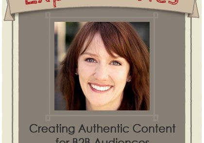 Creating authentic B2B content and social media. Expert interview with Shelley Callahan.