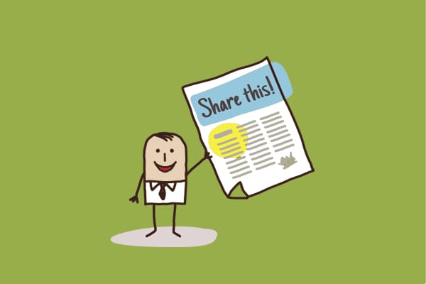 Social sharing tips.